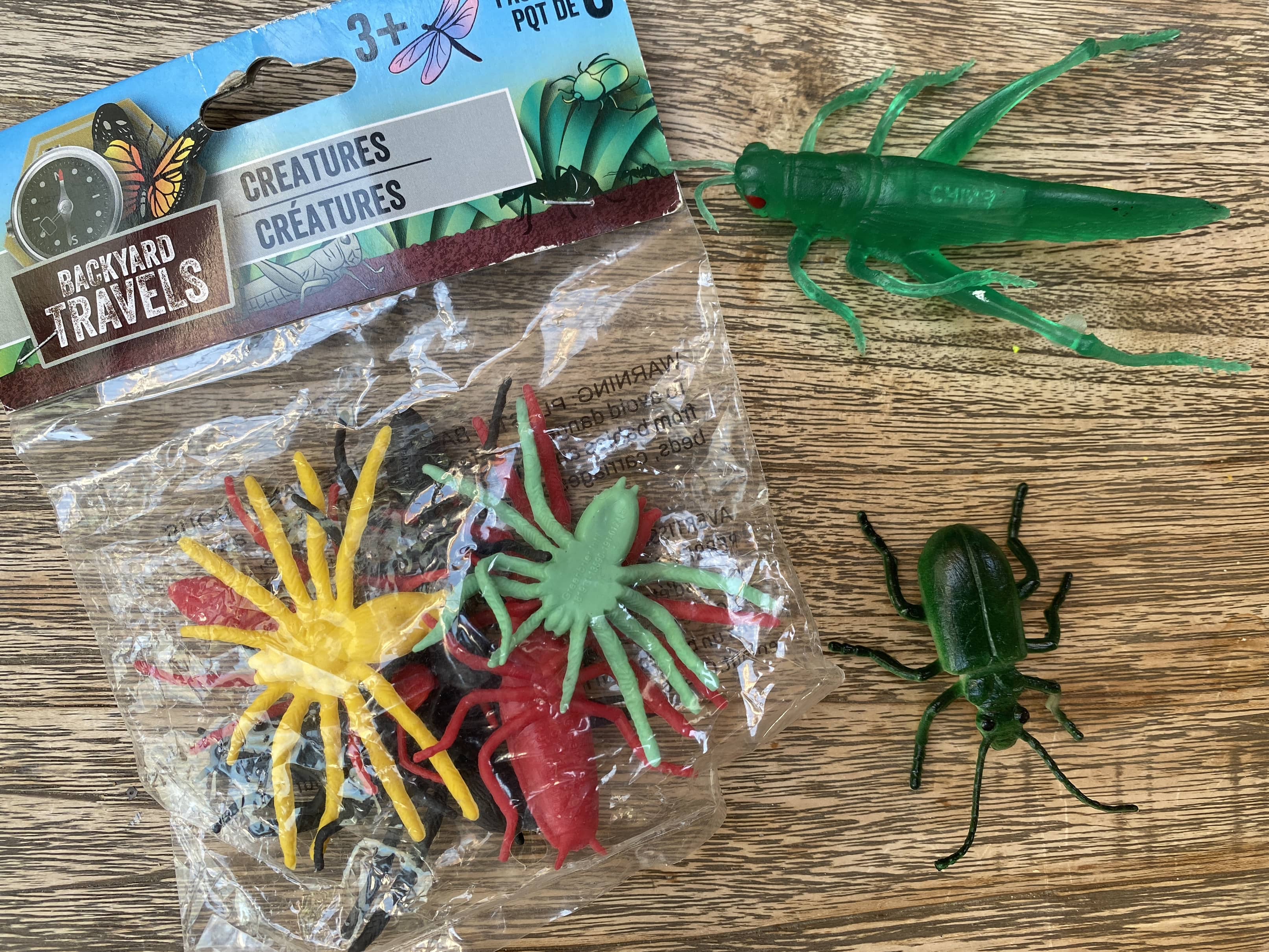 Backyard Travels - Creatures - Pack of 8 PLUS 2 additional bugs - 10 included