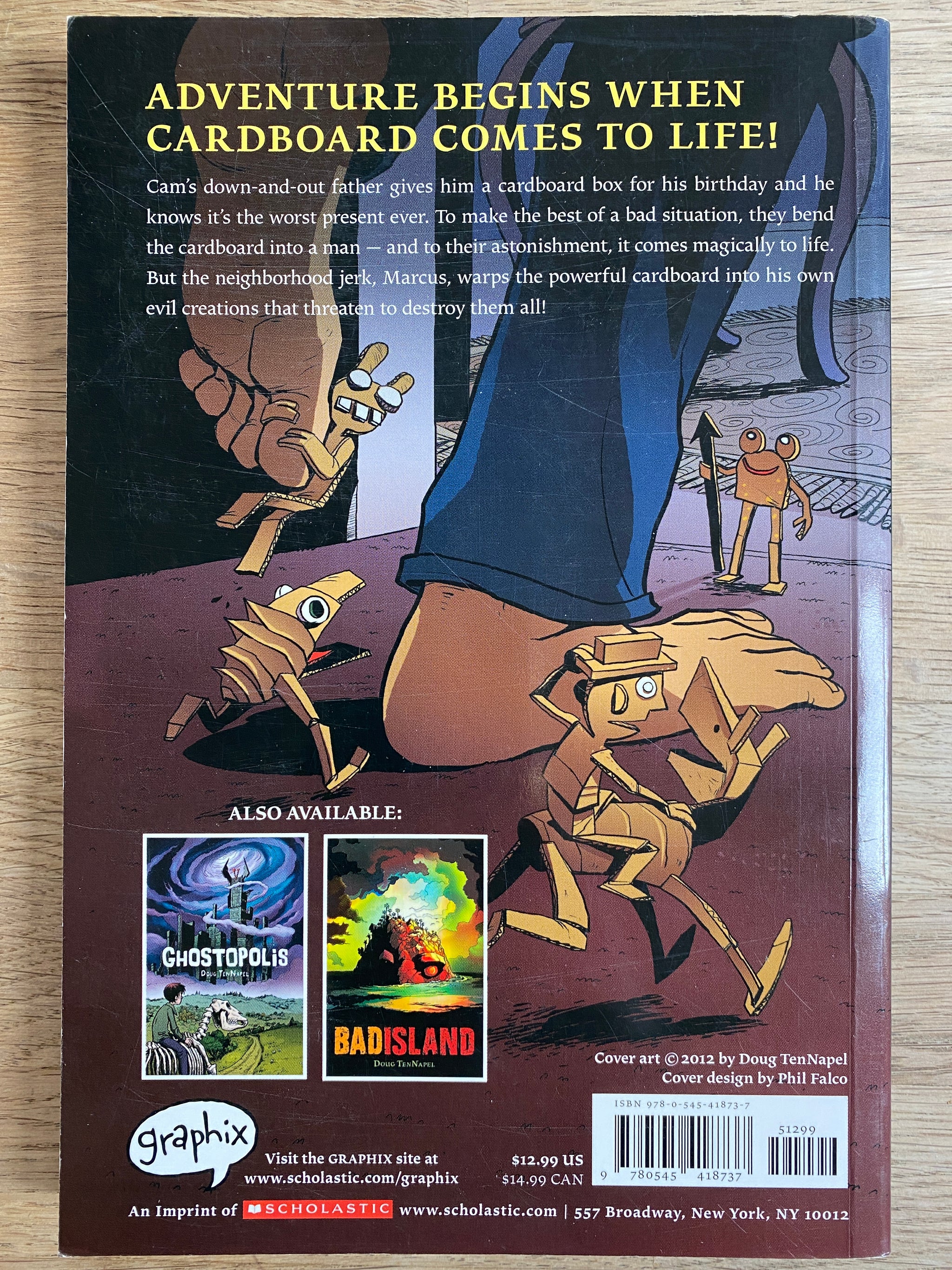 Cardboard Graphic Novel Book Sunderwald – Cardboard Monster