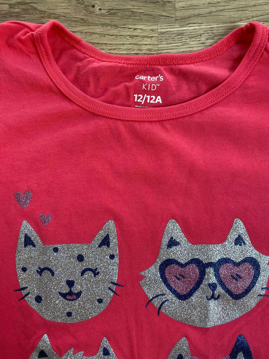 Cool Cats T-shirt (Pre-Loved) Size 12/12A - Carter's