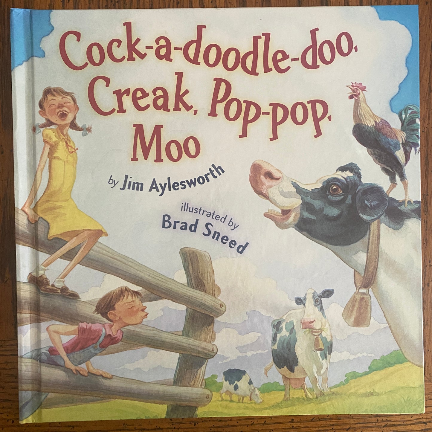 Cock-a-Doodle-Doo, Creak, Pop-pop, Moo