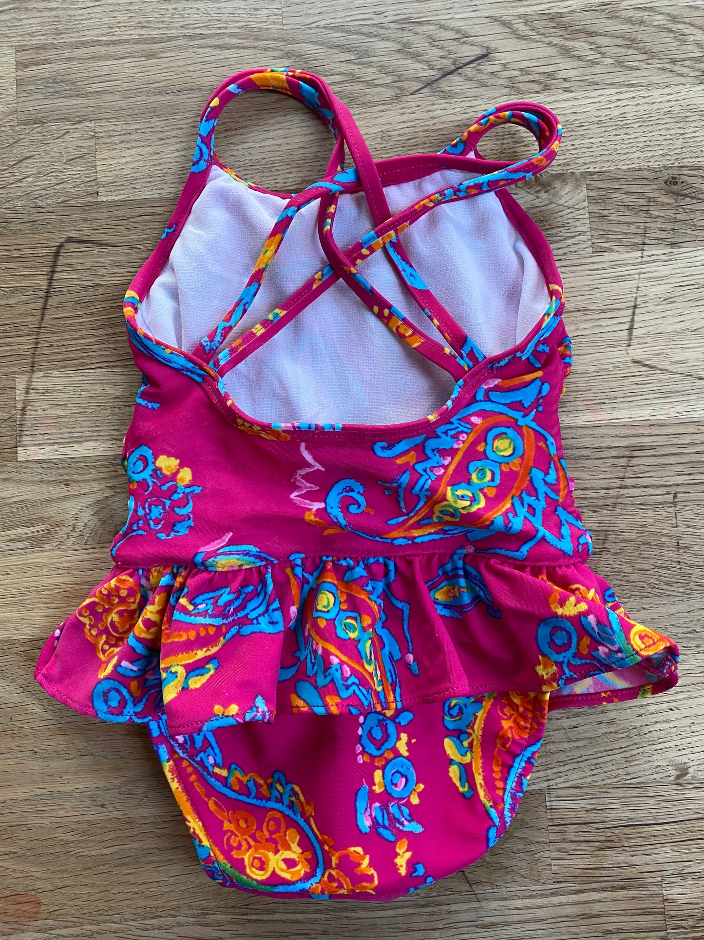 Pink Floral Bathing Suit by Ralph Lauren - 12mo (Pre-Loved)