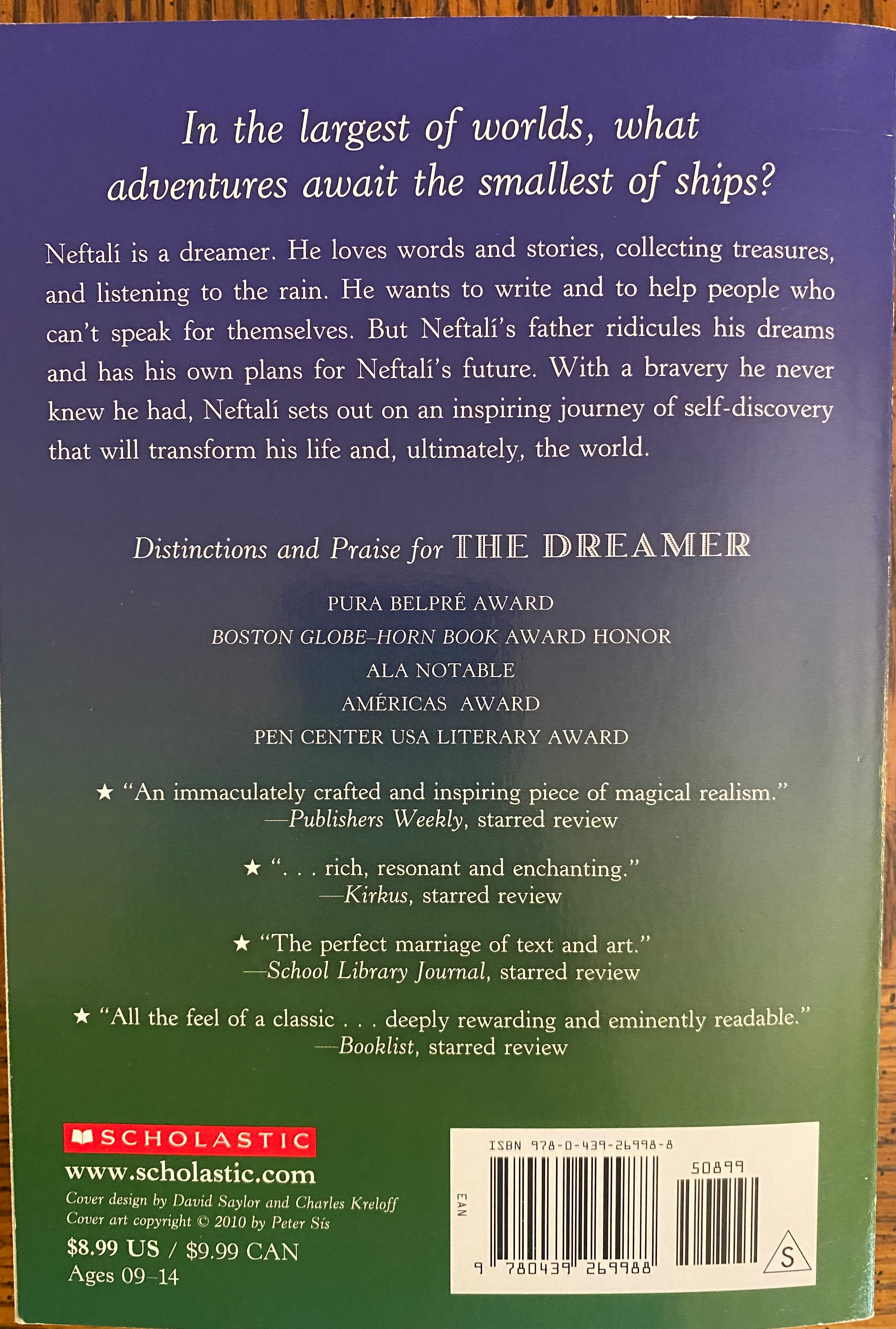 The Dreamer by Pam Munoz Ryan & Peter Sis