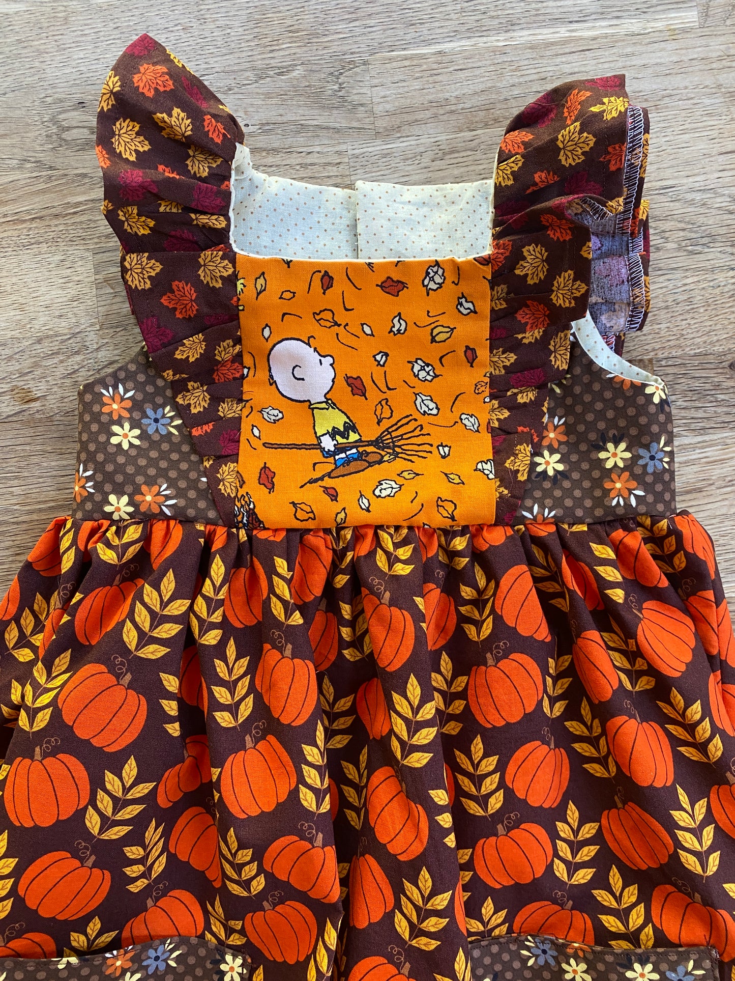 Fall Pumpkins Dress (Sample) Size 3t