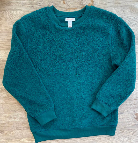 Green Fleece Sweater / Sweatshirt (Pre-Loved) Size M / 8-10 - Cat & Jack