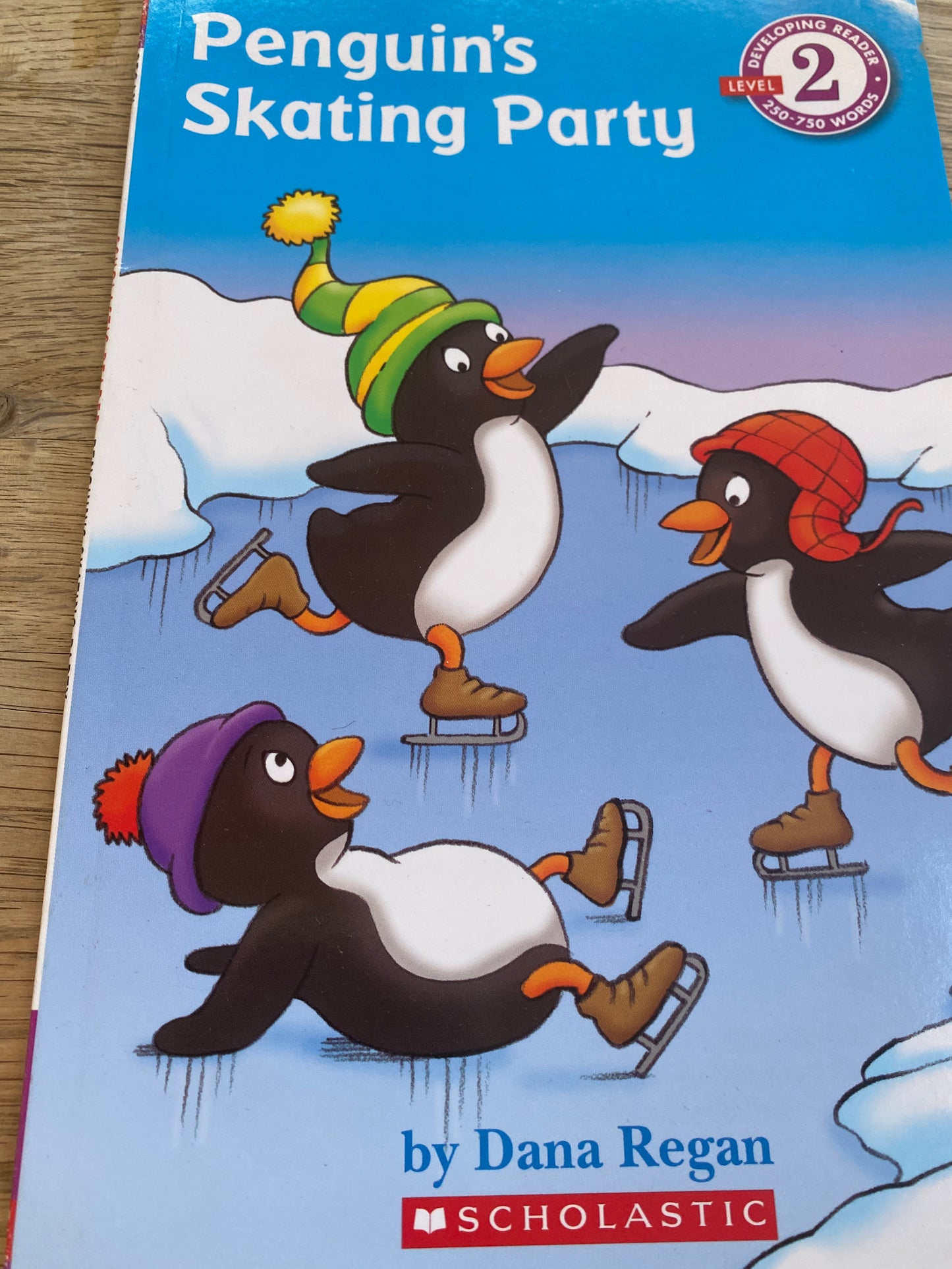 Penguin's skating party