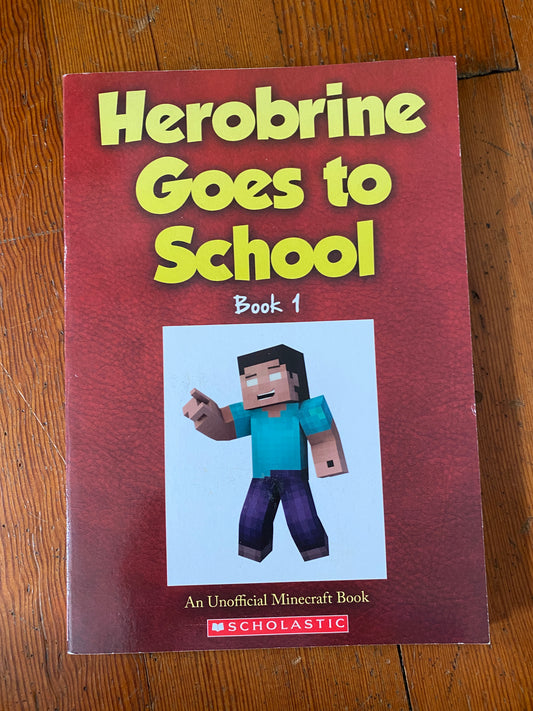 Herobrine goes to  school