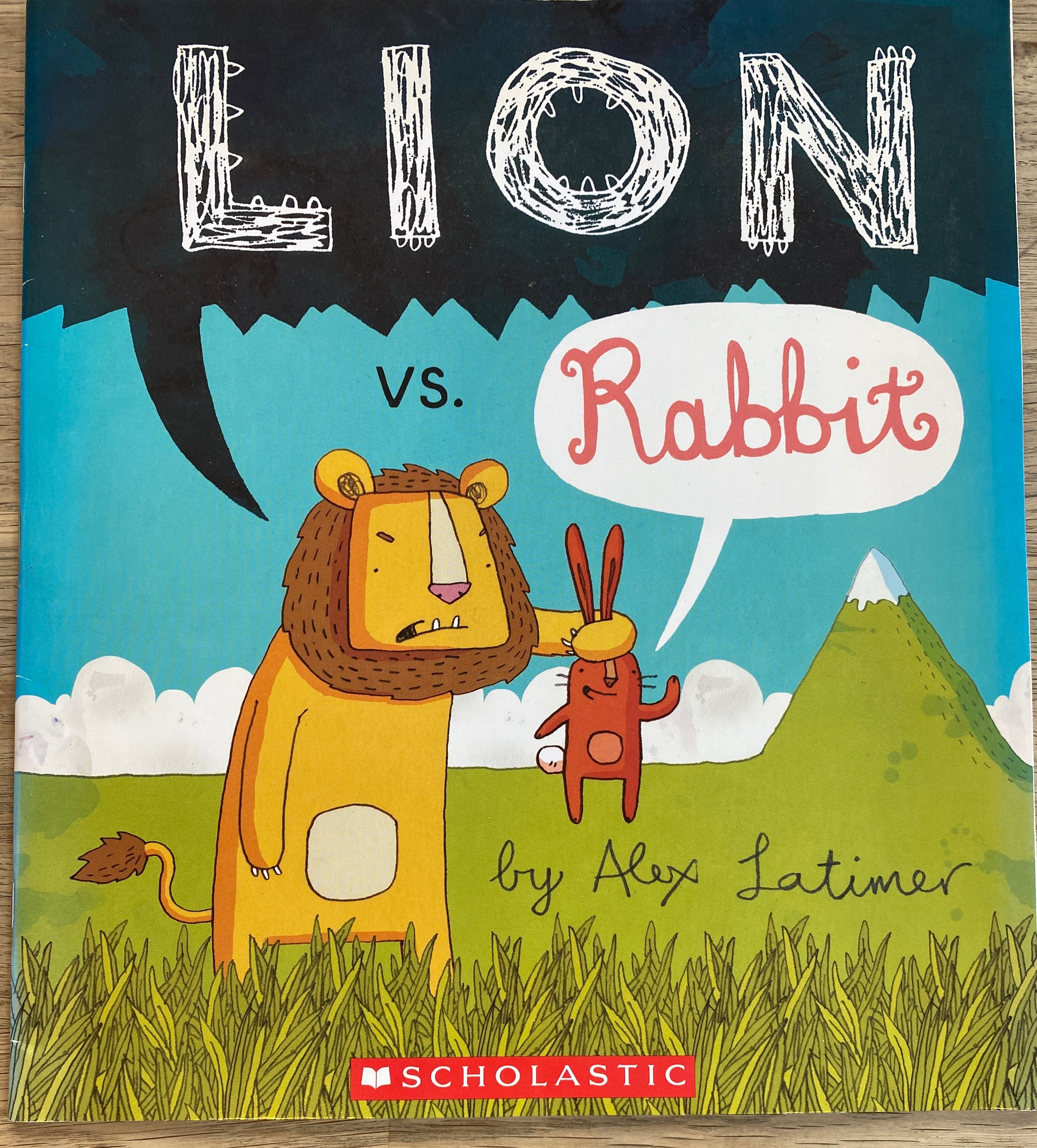 Lion Vs. Rabbit by Alex Latimer