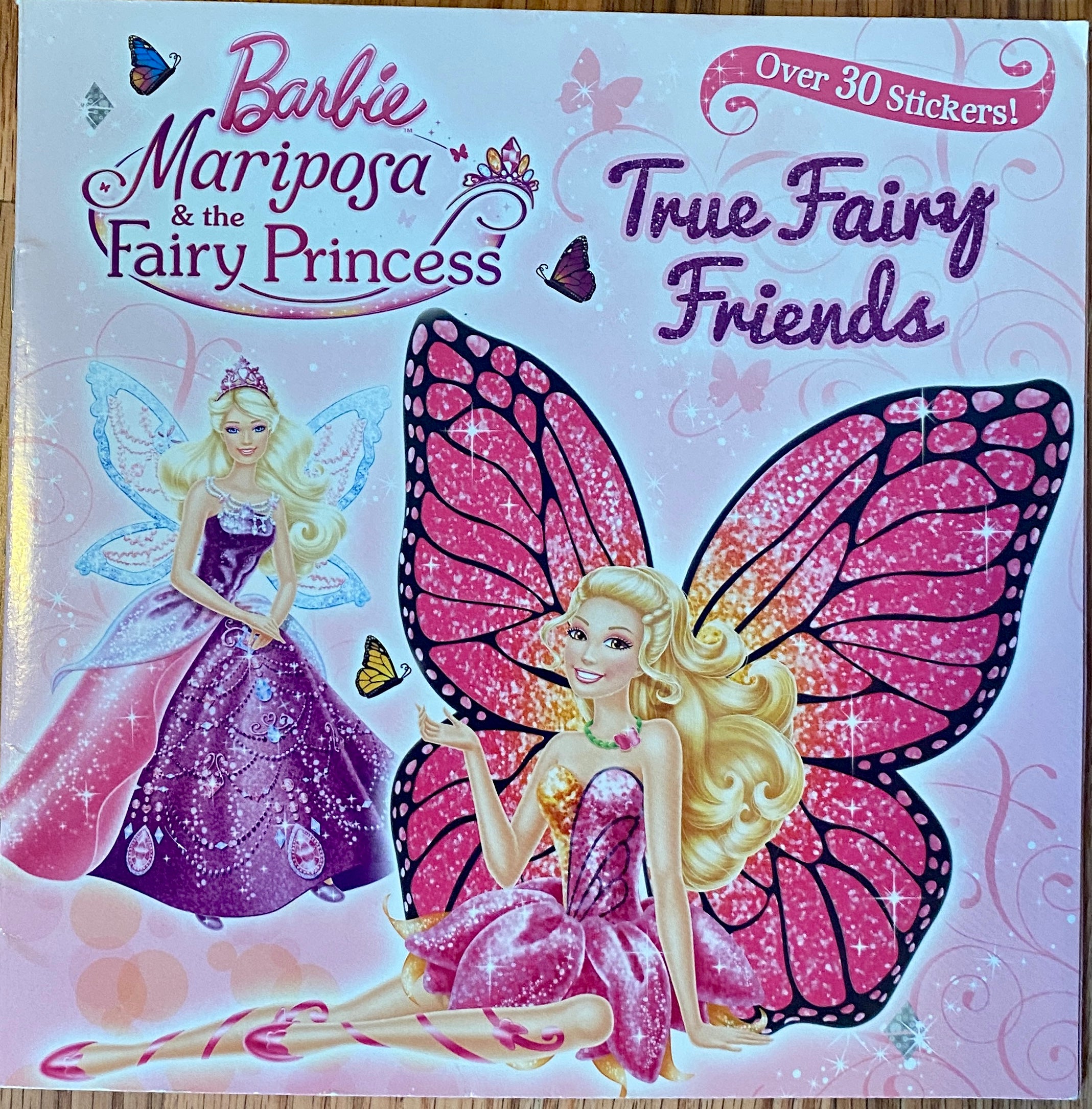 Barbie Mariposa & the Fairy Princess - True Fairy Friends (Stickers NOT included)