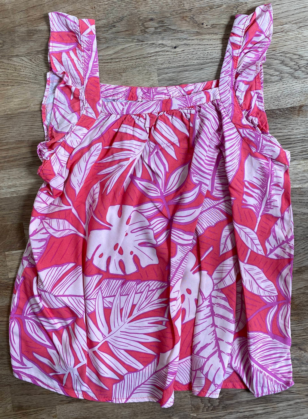 Pink Floral Shirt (Pre-Loved) Size 10/12  - Cat & Jack