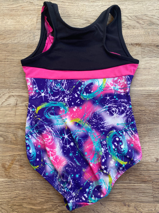 Pink & Purple Freestyle by Danksin Gymnastics Leotard - Size 4/5 (Pre-Loved)