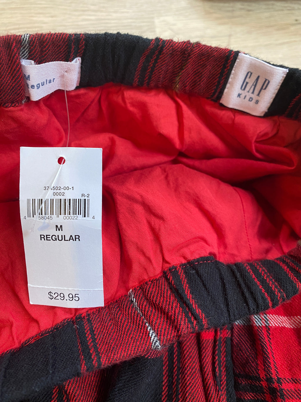 Red & Black Plaid Skirt by Gap Kids (PRE-LOVED) - Size M | Medium