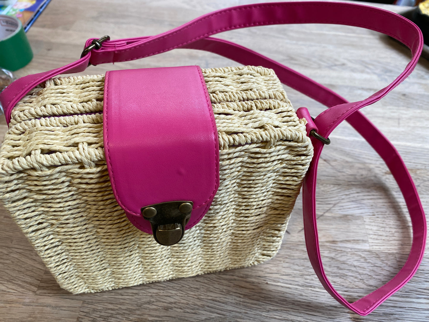 Woven Basket Purse