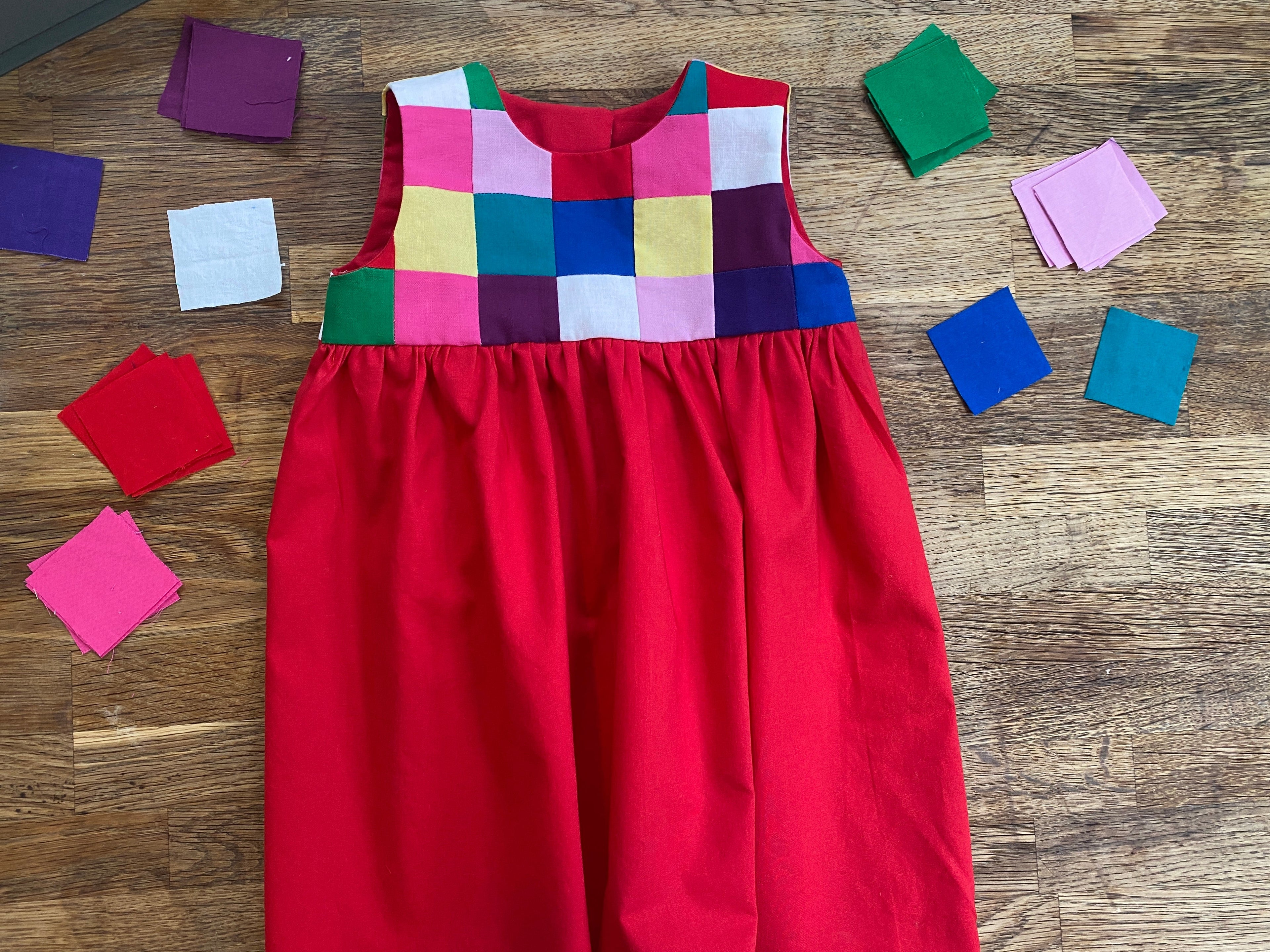 Patchwork Elephant Dress (MADE TO ORDER)