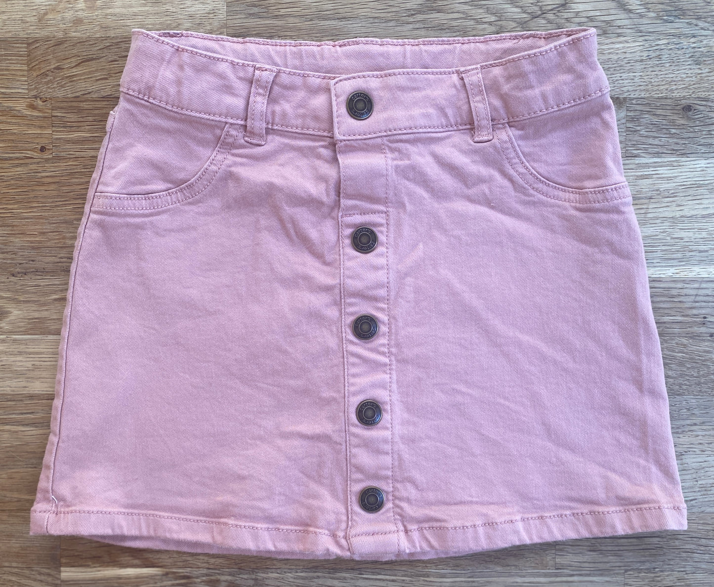 Pink Denim Skirt - Size 8 (Pre-Loved) by Carter's