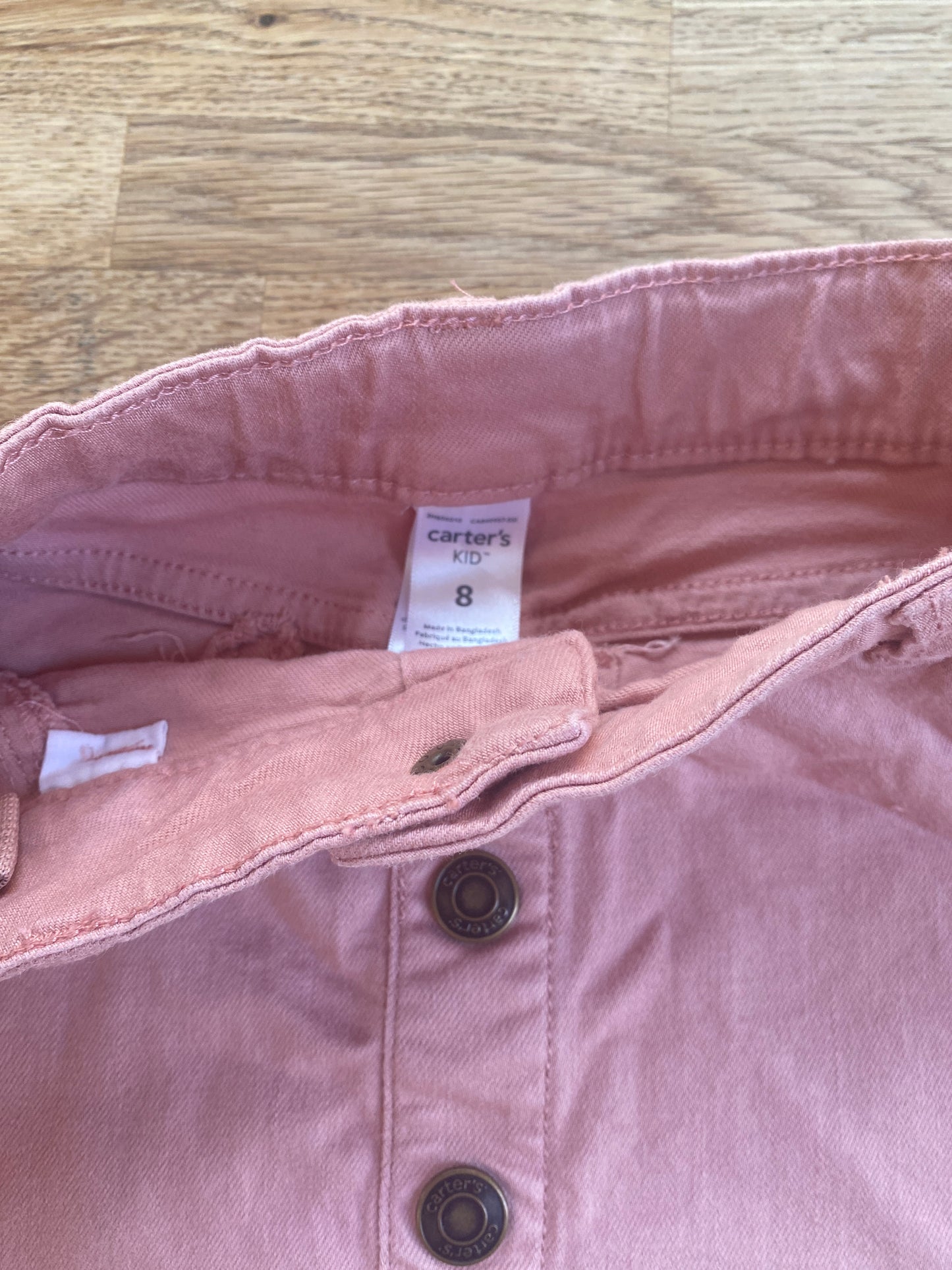 Pink Denim Skirt - Size 8 (Pre-Loved) by Carter's