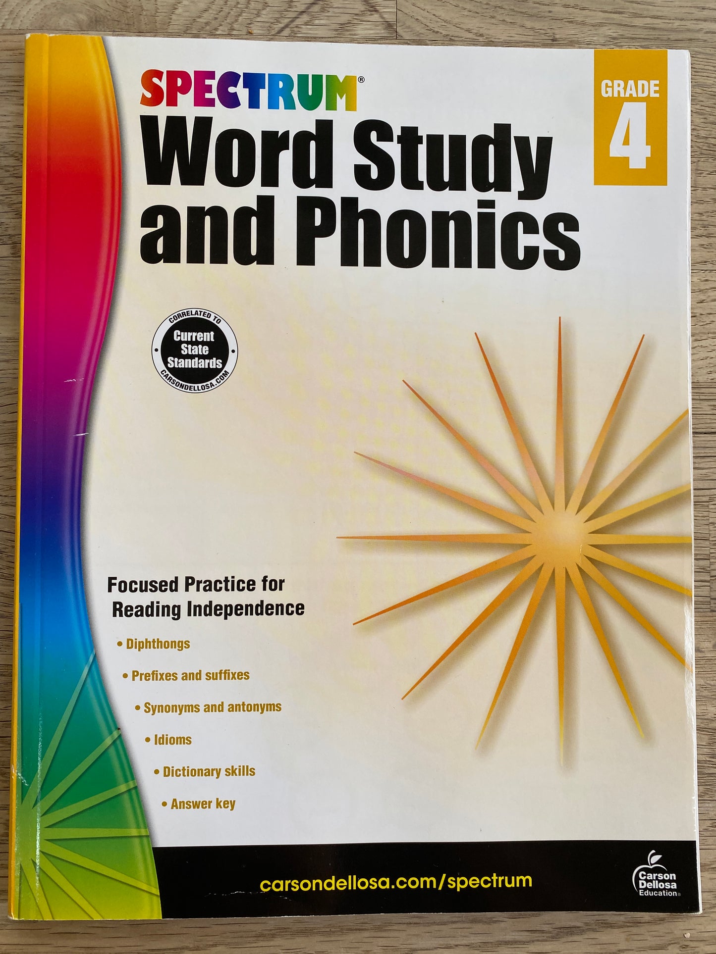 Spectrum Word Study and Phonics - Grade 4 (Pre-Loved)