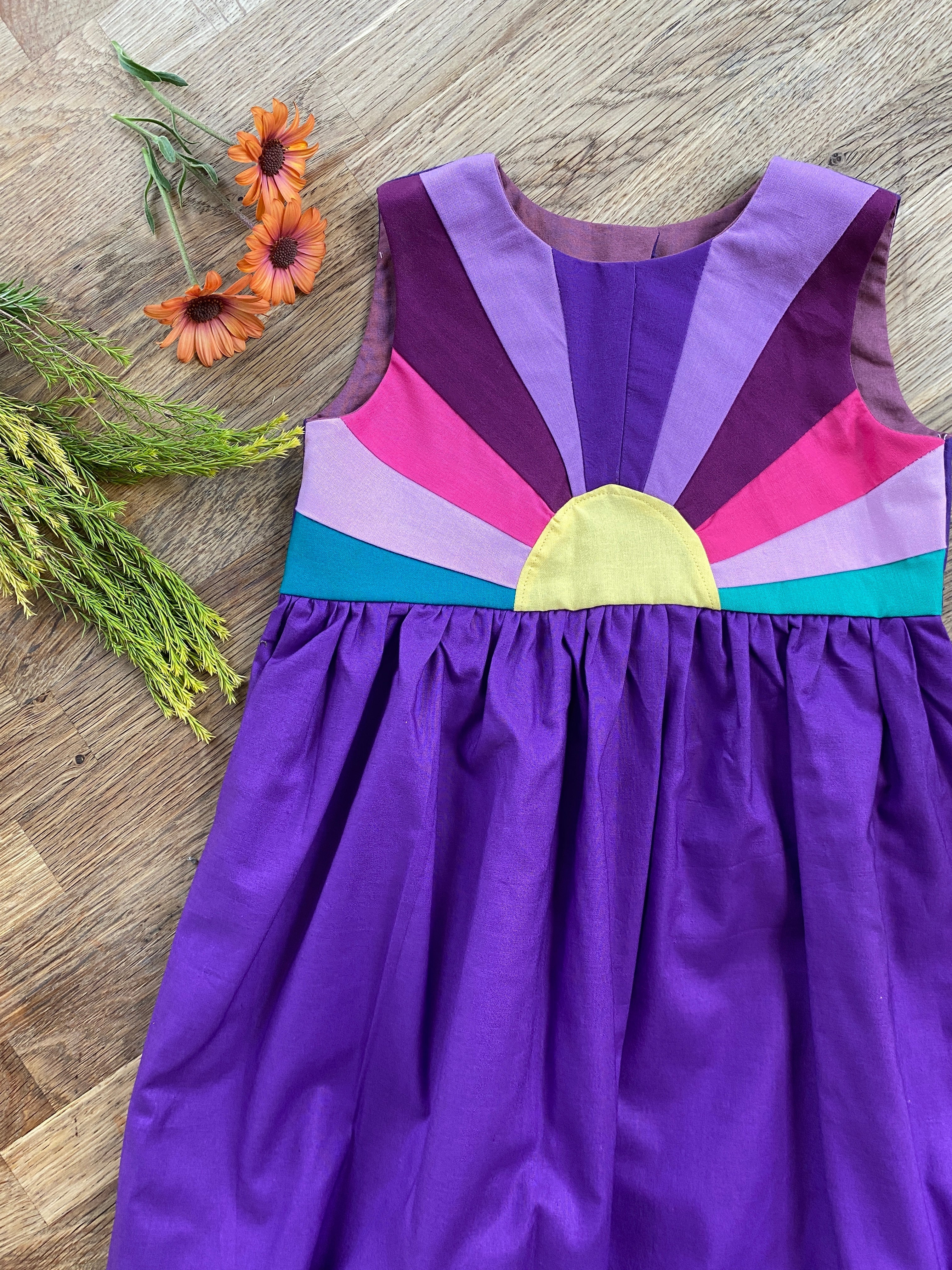 2t purple outlet dress