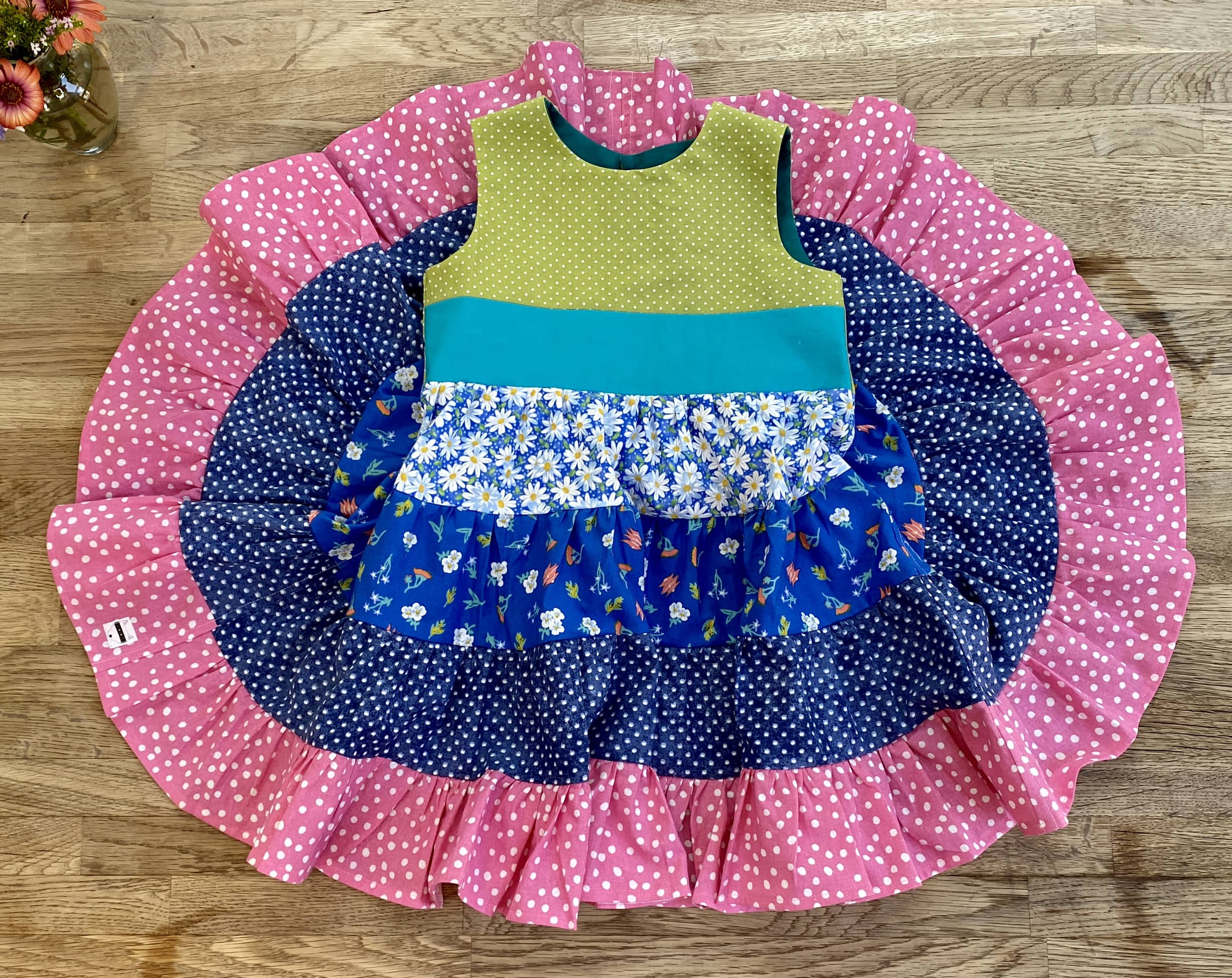 Patchwork Twirly Dress (MADE TO ORDER)