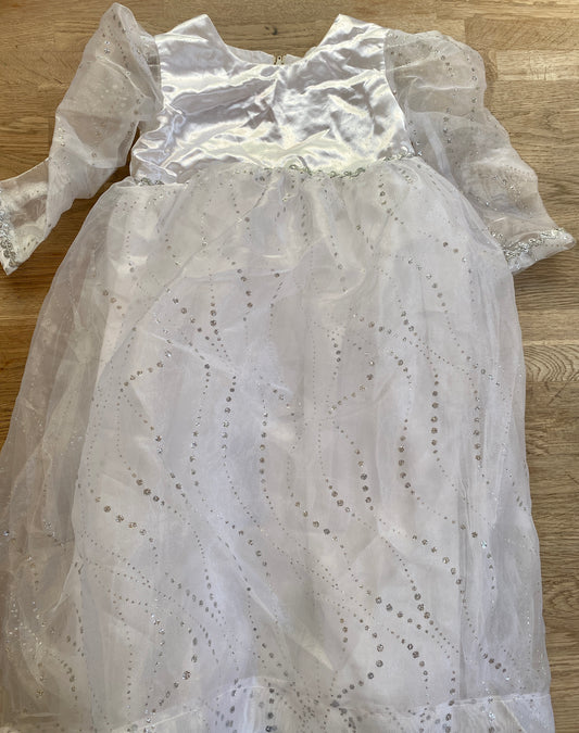 Fancy White Dress (Pre-Loved) Size 4/5