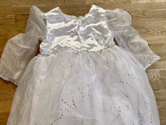 Fancy White Dress (Pre-Loved) Size 4/5