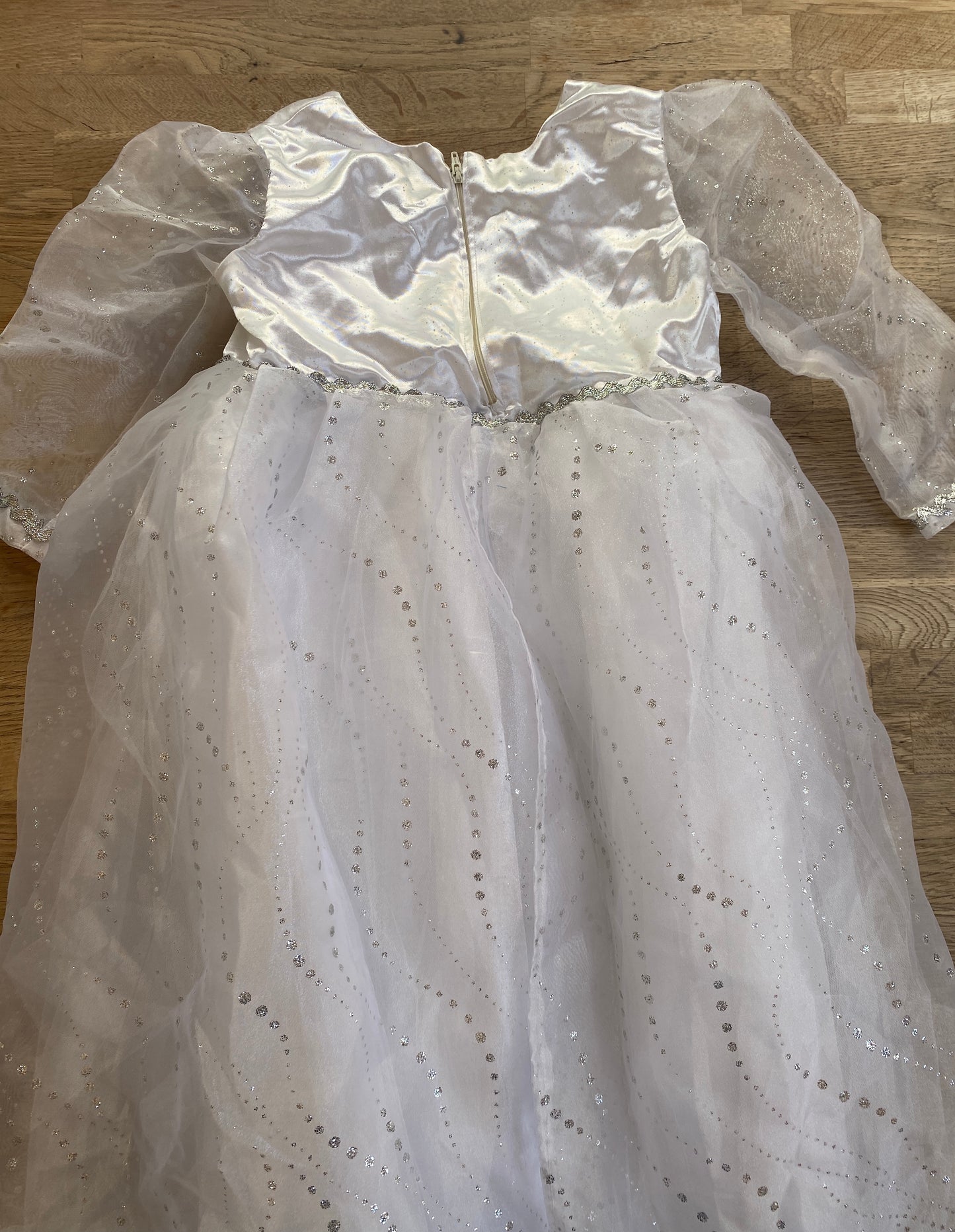 Costume - Fancy Dress-Up White Dress (Pre-Loved) Size 4/5