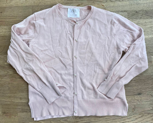 Pink Cardigan (Pre-Loved) Size 9 / CM 134 - Zara