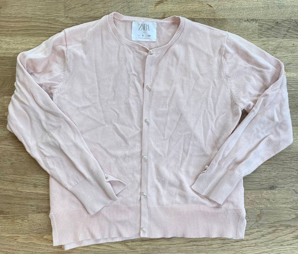 Pink Cardigan (Pre-Loved) Size 9 / CM 134 - Zara