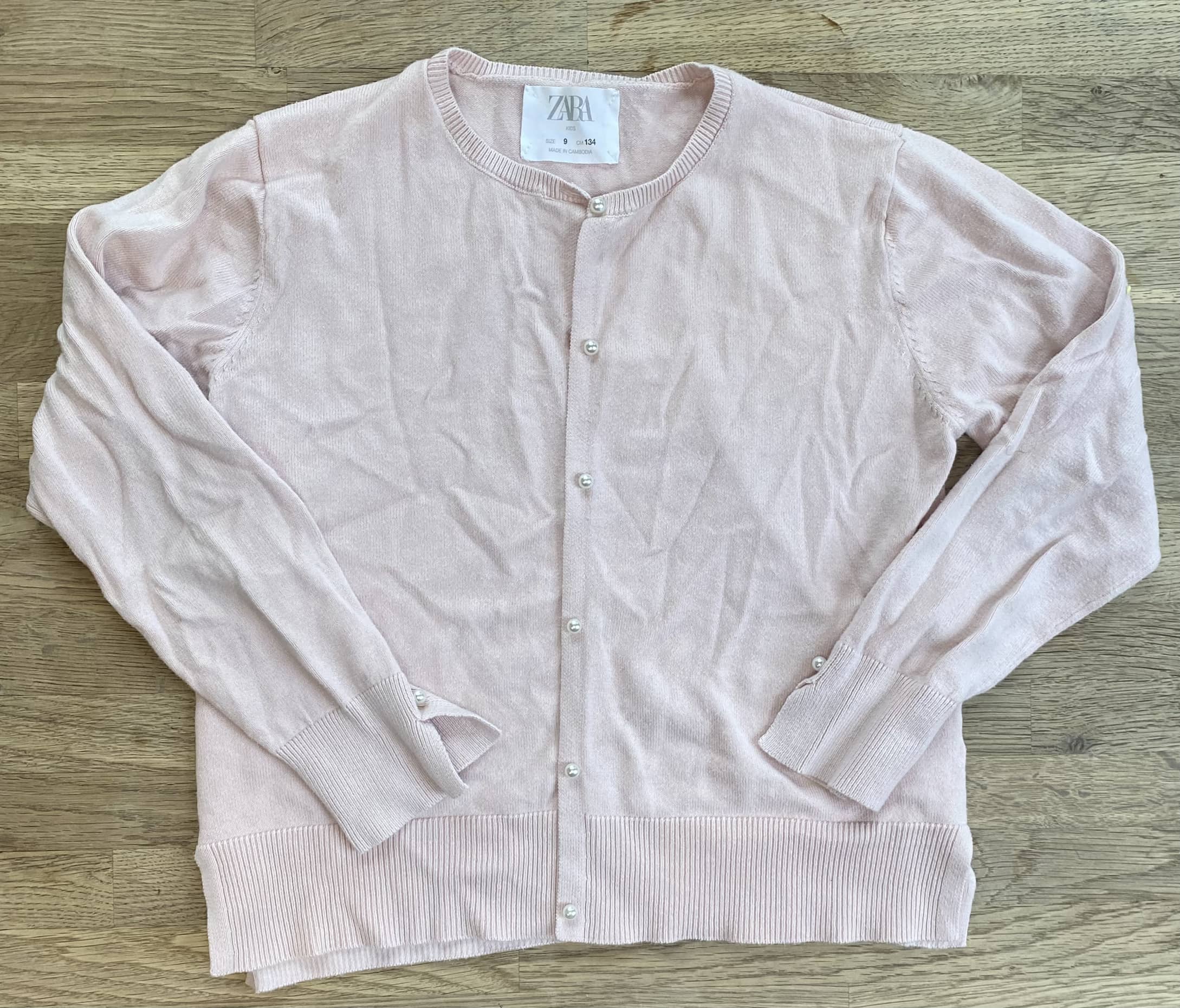 Pink Cardigan (Pre-Loved) Size 9 / CM 134 - Zara