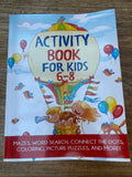 Activity Book for Kids 6-8