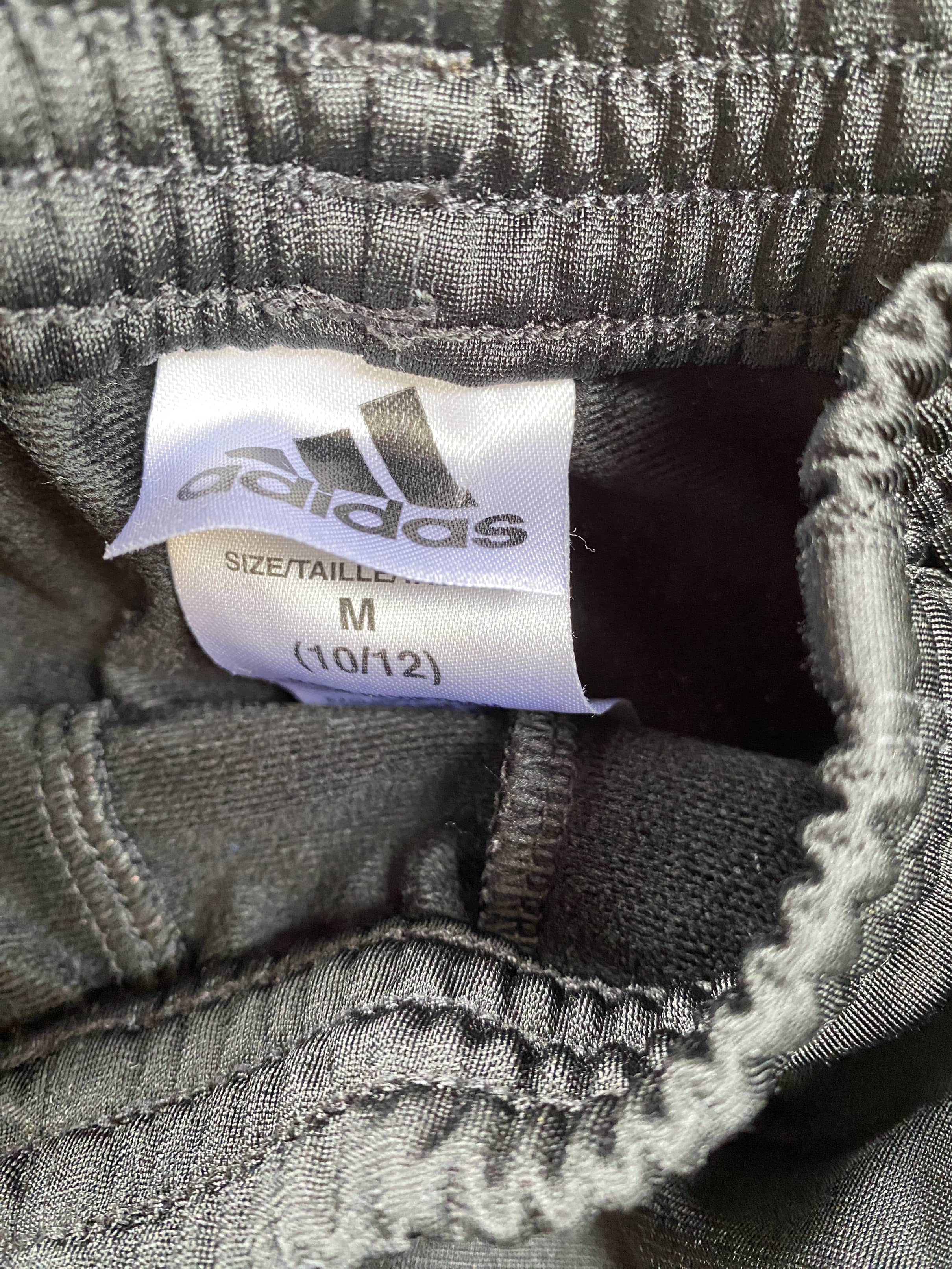 Black & White Adidas Athletic Pants (Pre-Loved) Size 10/12