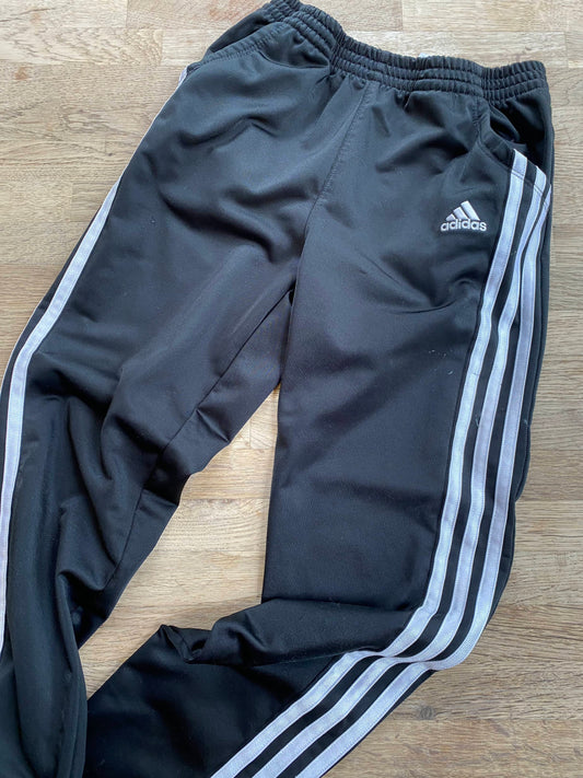 Black & White Adidas Athletic Pants (Pre-Loved) Size 10/12