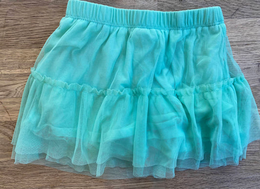 Mint Green Tulle Skirt (Pre-Loved) Size 6x - Kidtopia