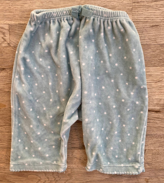 Mint Green Dot Pants (Pre-Loved) Size 3-6 Months - Baby Gap