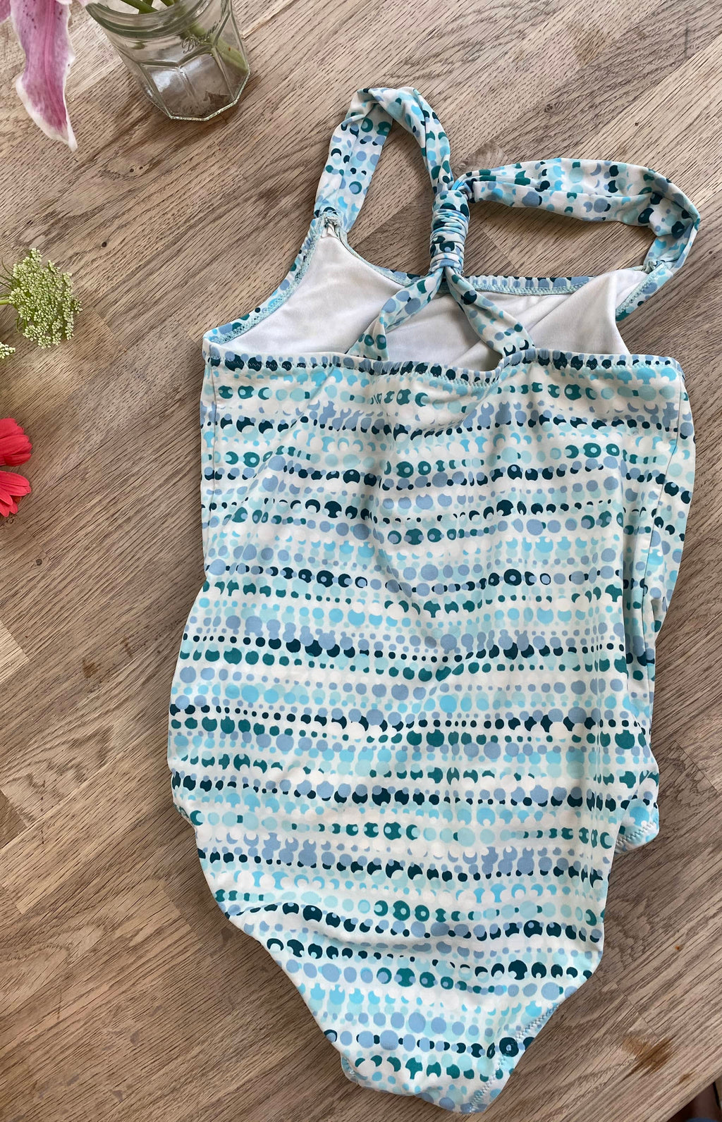 Blue Green Bathing Suit (Pre-Loved) Size 10 - Garnet Hill Kids