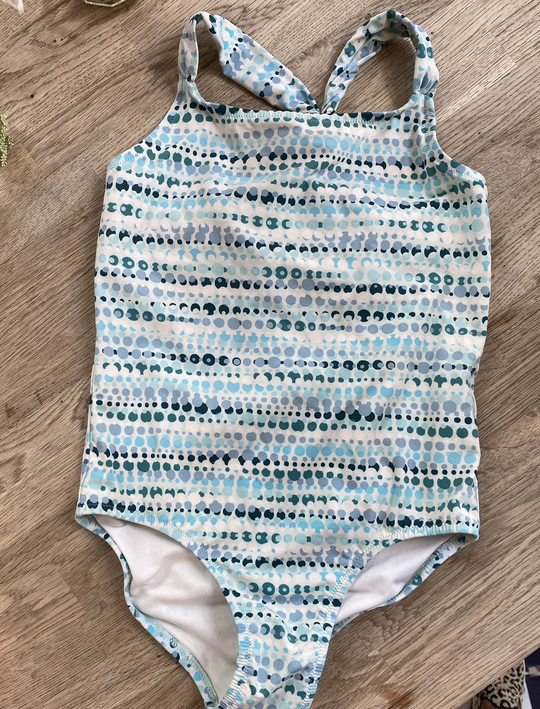 Blue Green Bathing Suit (Pre-Loved) Size 10 - Garnet Hill Kids