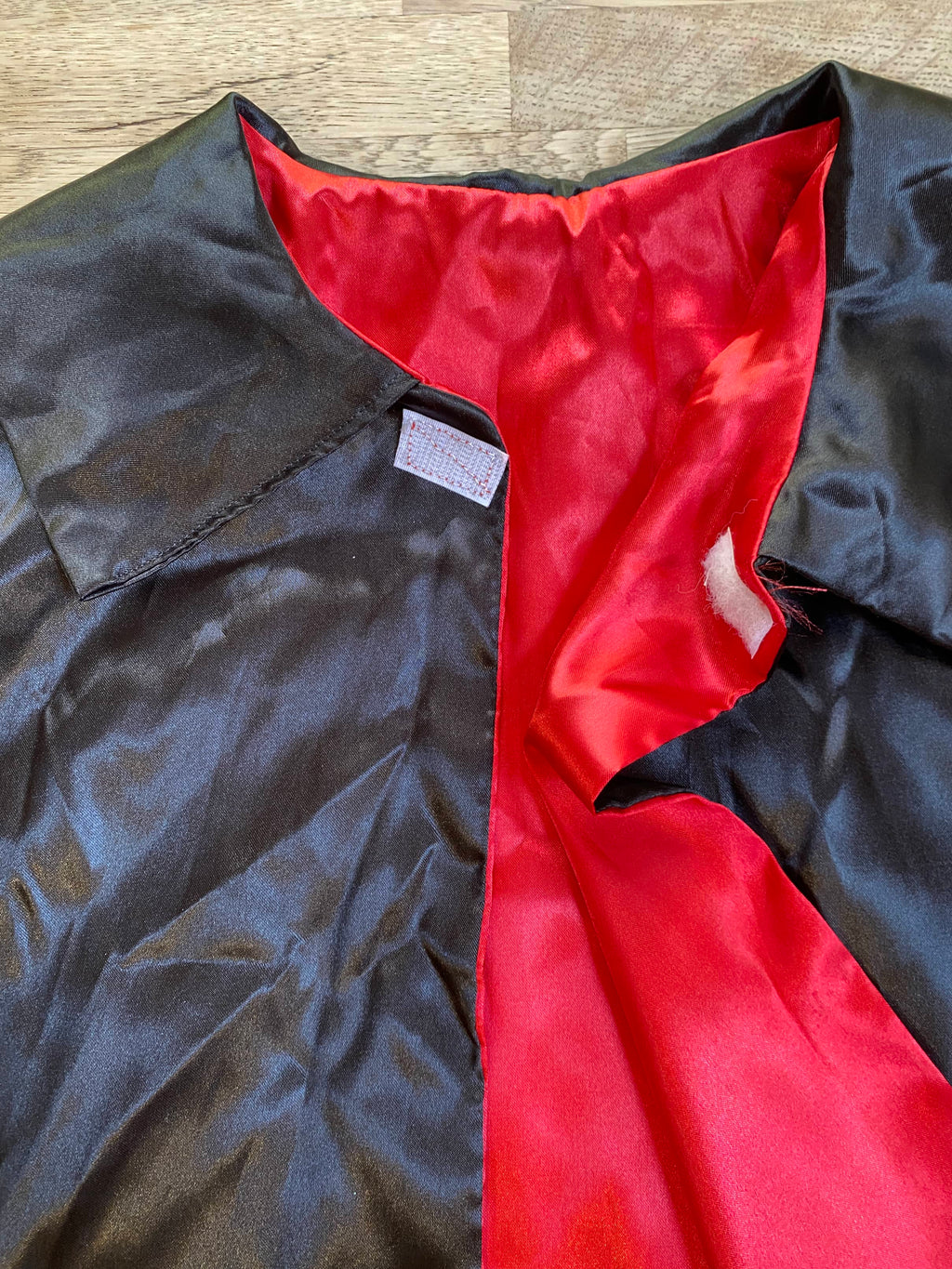 Black & Red Magician's Cape (Pre-Loved)