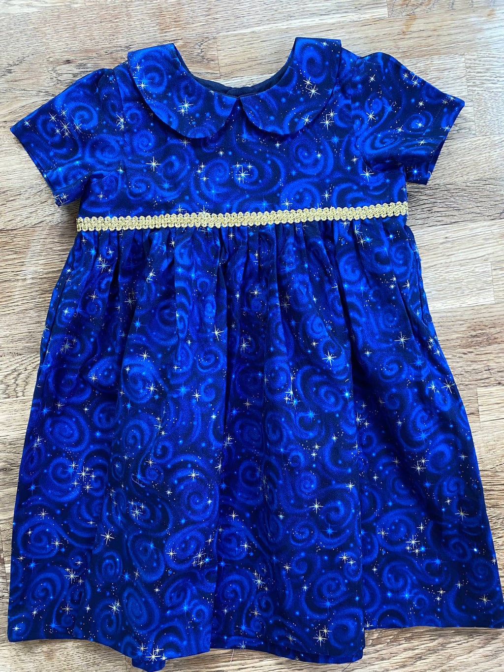 Magical Blue Stars Dress (NEW) Size 18/24 Months - Ready to Ship