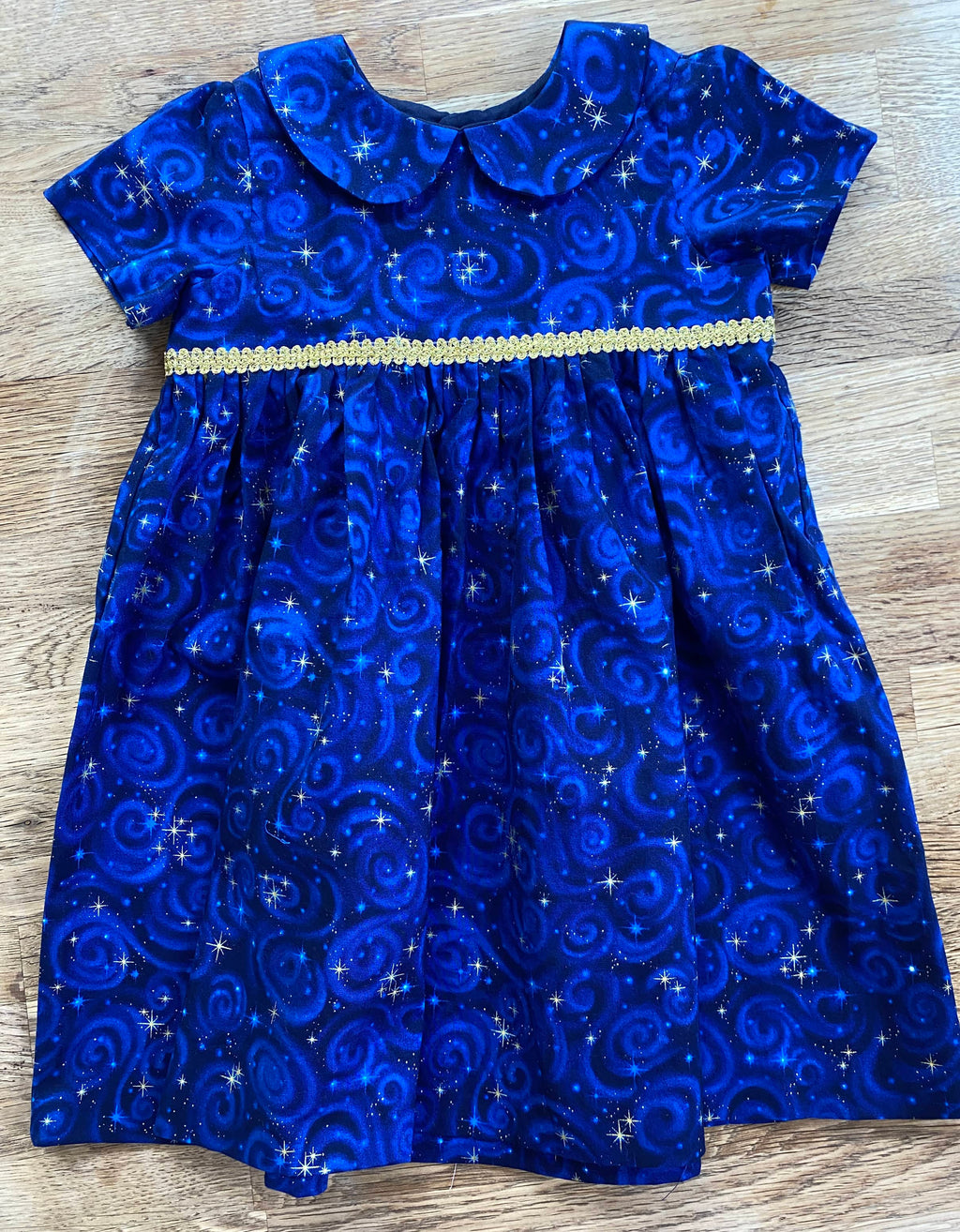 Magical Blue Stars Dress (NEW) Size 18/24 Months - Ready to Ship