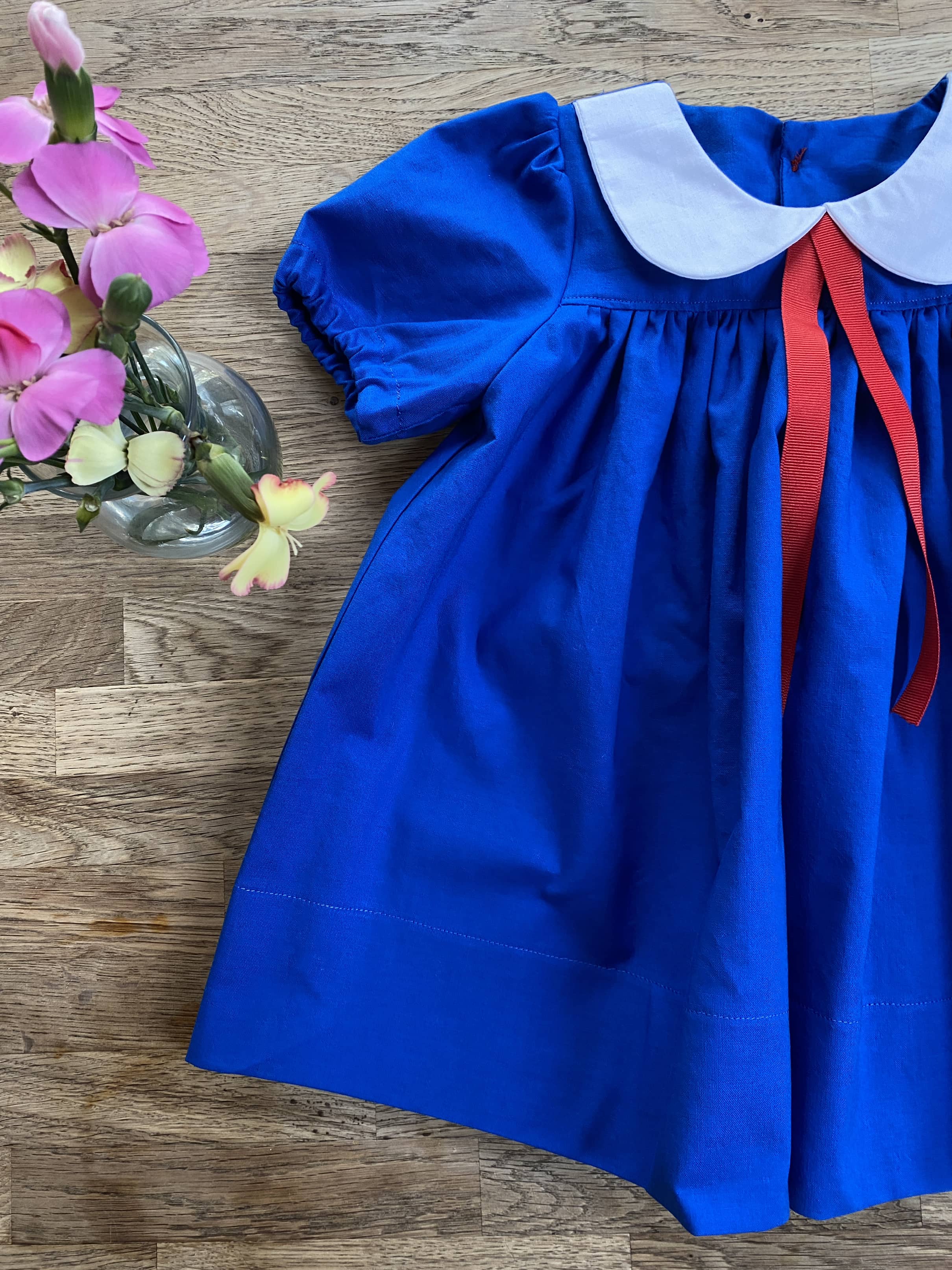 Royal Blue Madeline Inspired Dress (Made to Order) - Yellow Option available