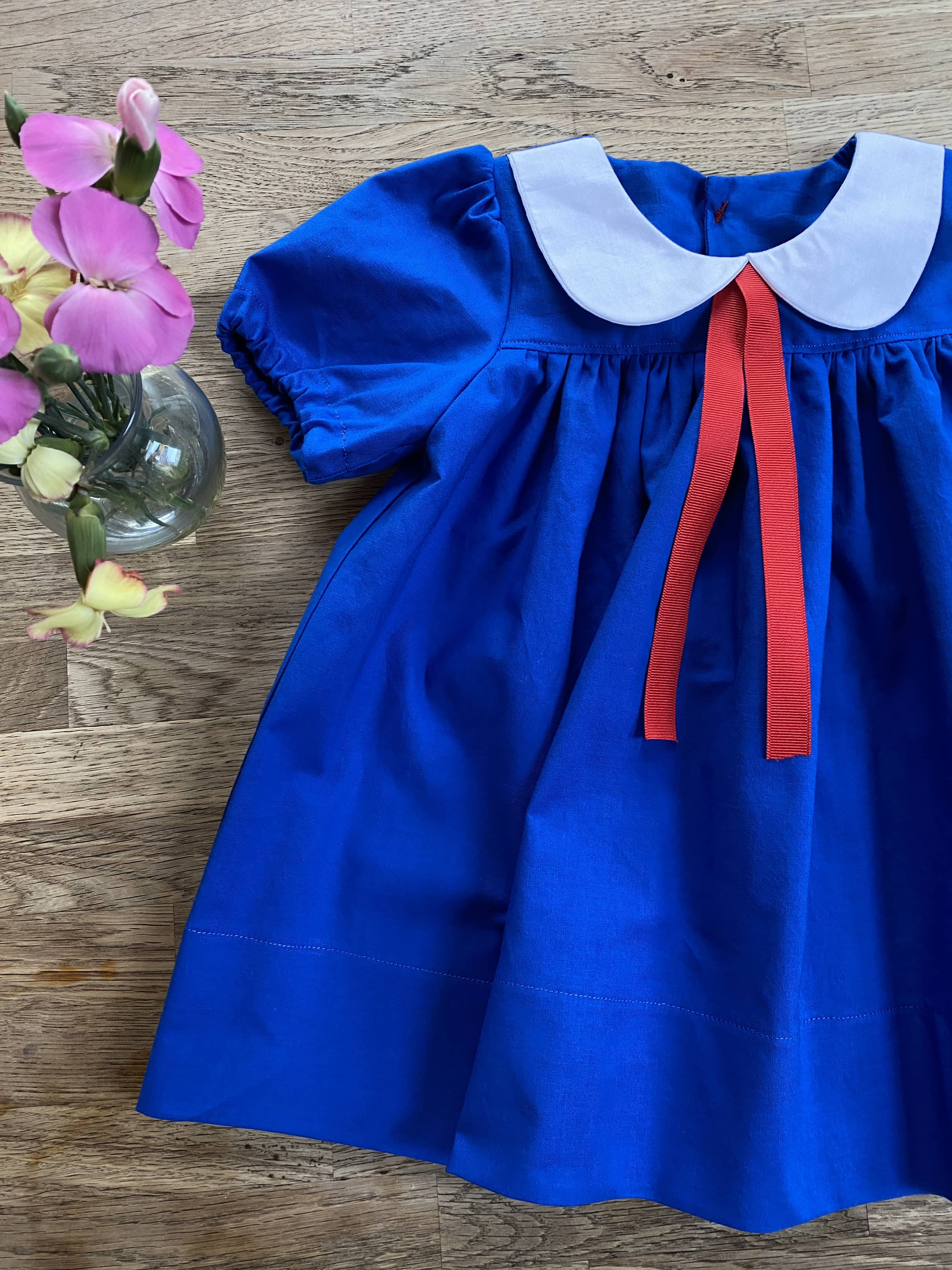 Royal Blue Madeline Inspired Dress (Made to Order) - Yellow Option available