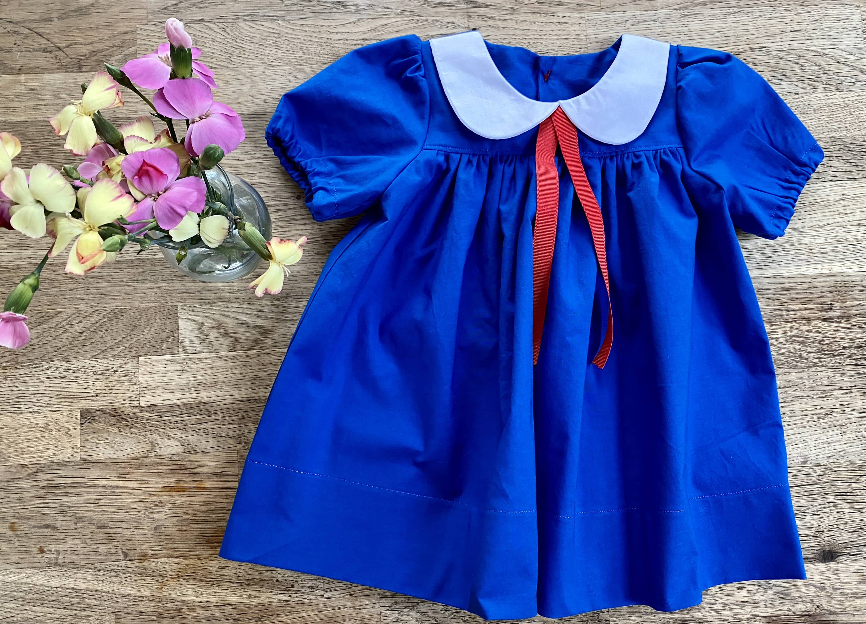 Royal Blue Madeline Inspired Dress (Made to Order) - Yellow Option available