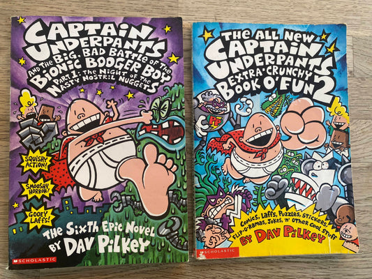 Captain Underpants Set - 2 books