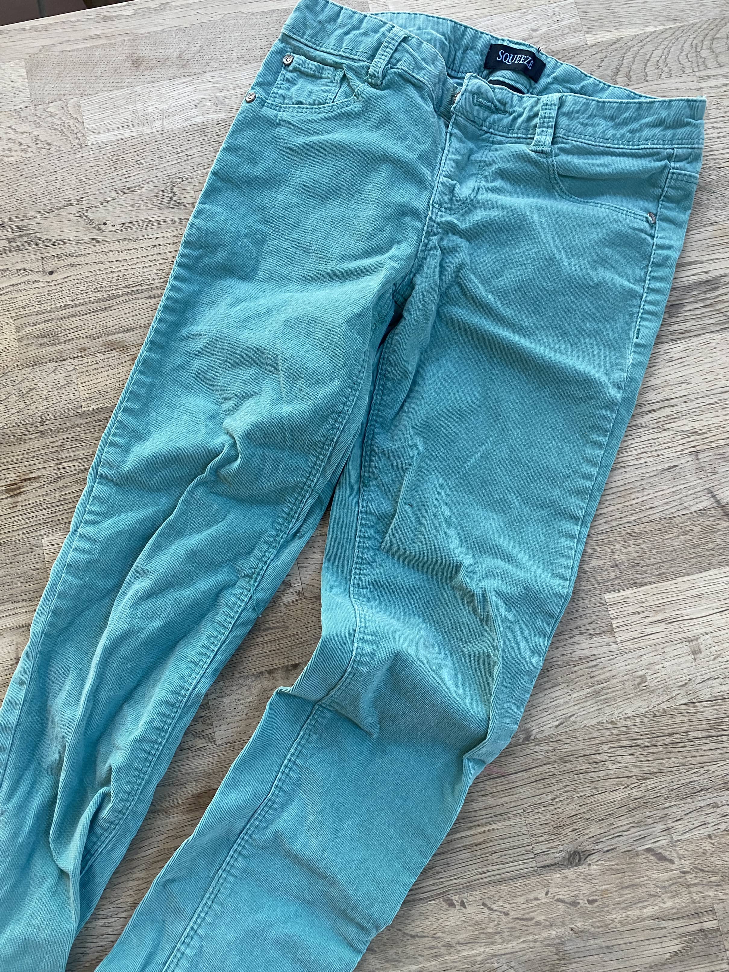 Blue Corduroy Pants (Pre-Loved) Size 12