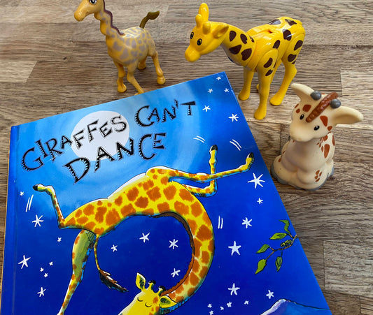 Giraffes Can't Dance Book + Giraffes -