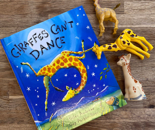 Giraffes Can't Dance Book + Giraffes -