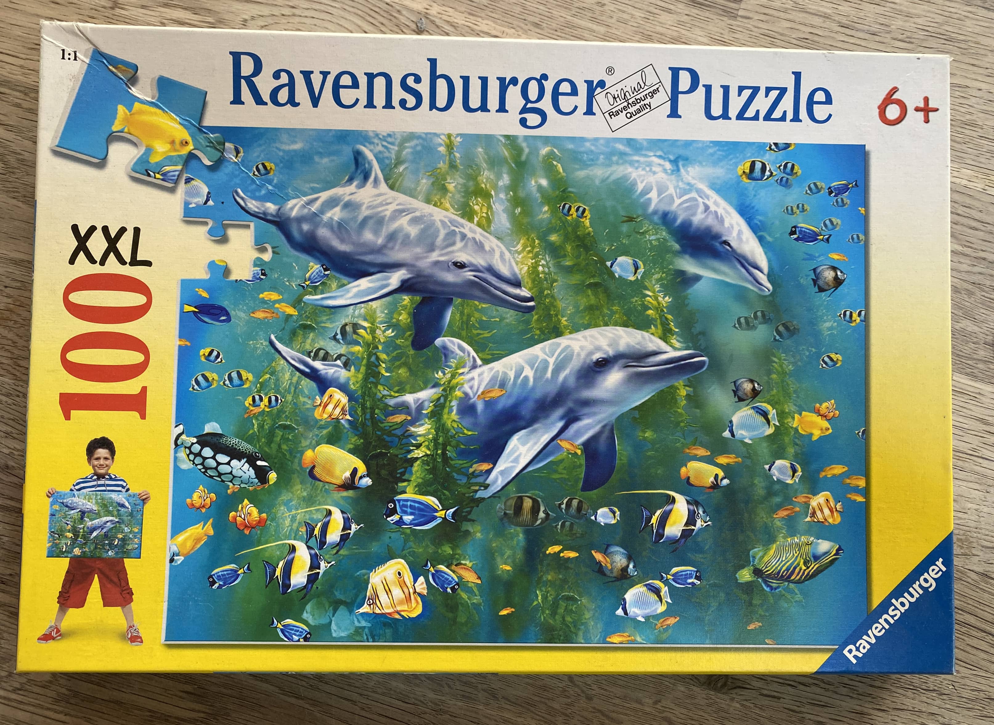 Ravensburger Puzzle Dolphins - 100 XXL Pieces