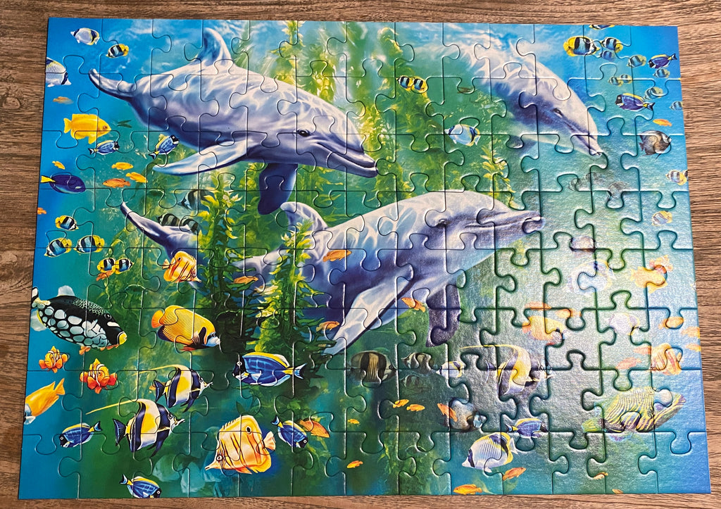 Ravensburger Puzzle Dolphins - 100 XXL Pieces
