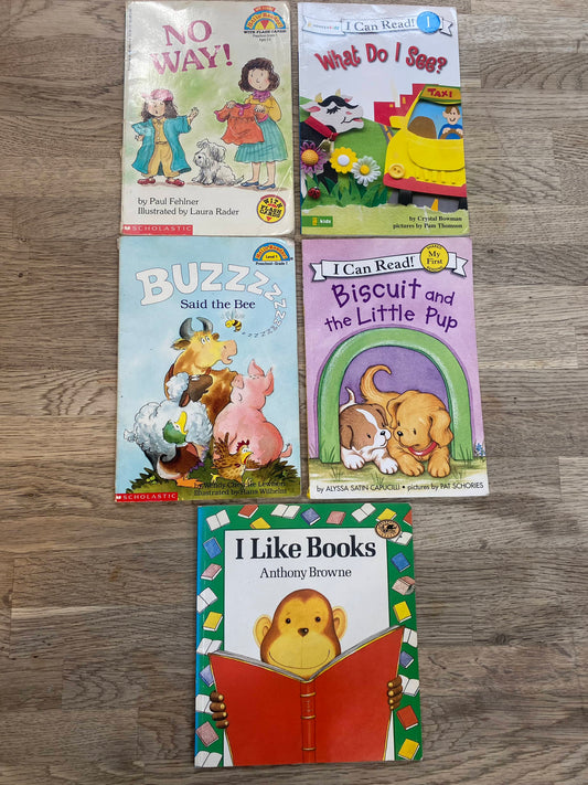 Leveled Readers Bundle - Step Into Reading Book Pack (Pre-Loved) 5 books included