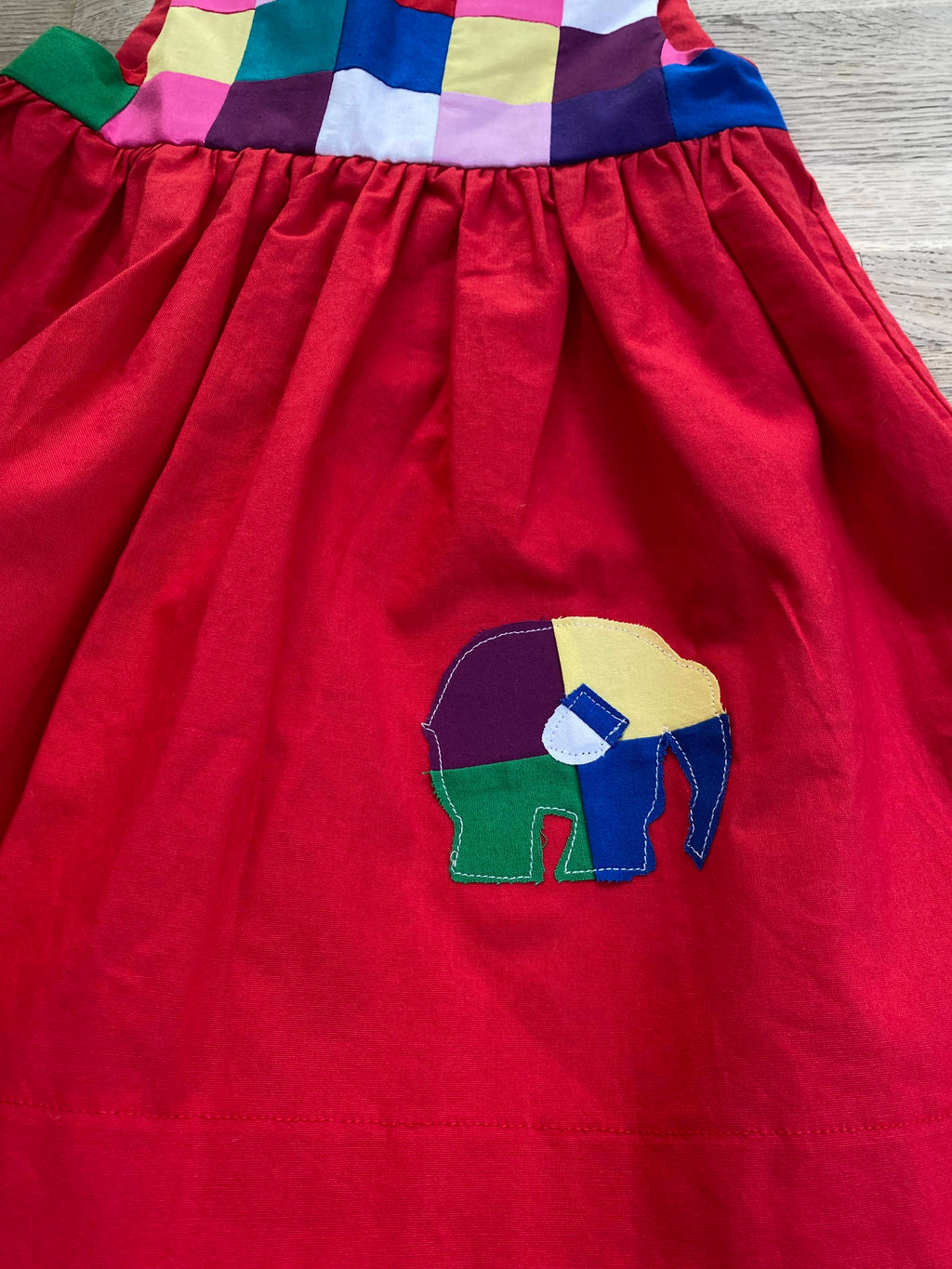 Patchwork Elephant Dress (MADE TO ORDER)