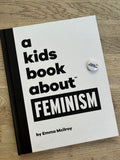 a kids book about FEMINISM + pin